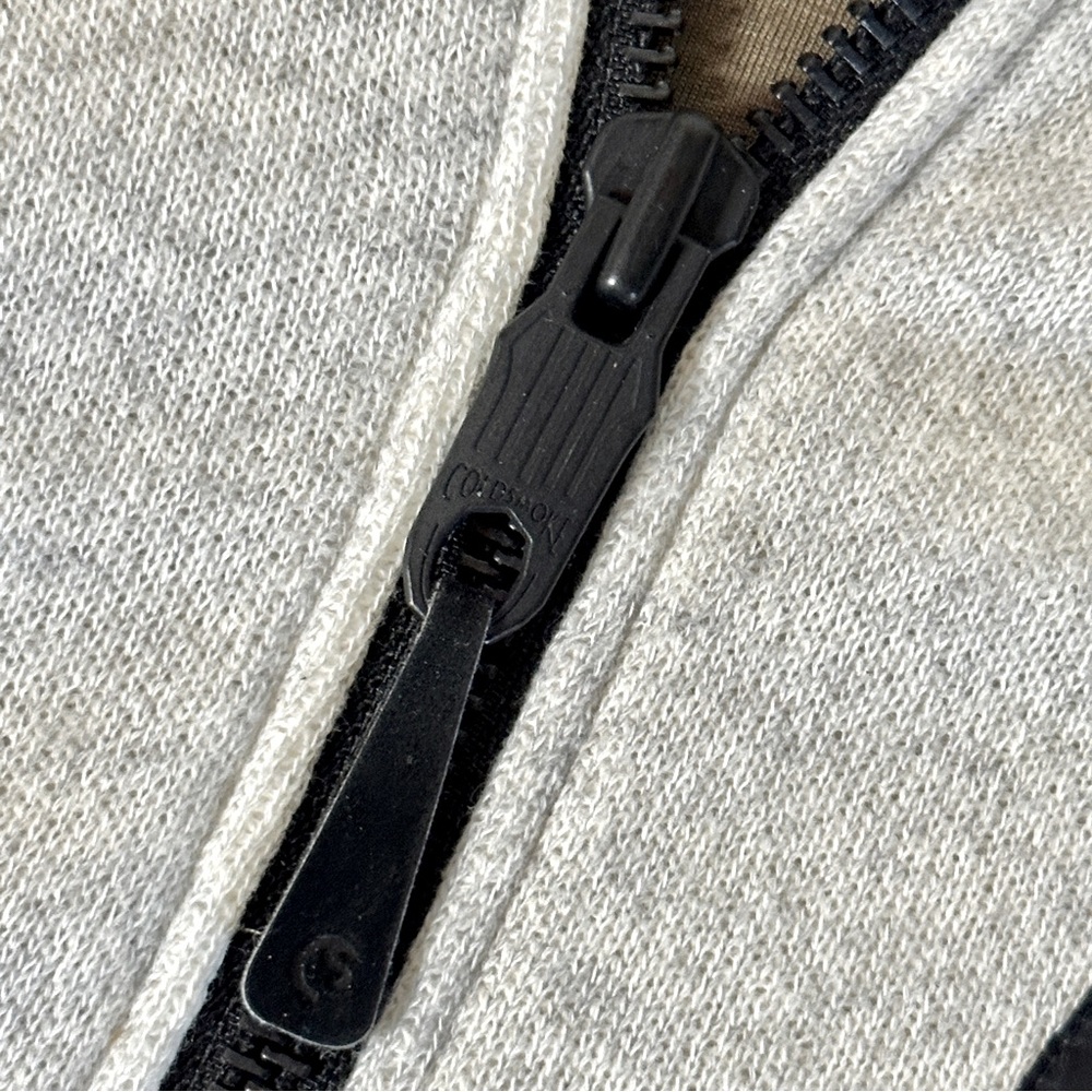 Coldsmoke Avani Zip-Up Heathered Light Gray Cotton Performance Jacket Me… - Picture 9 of 16